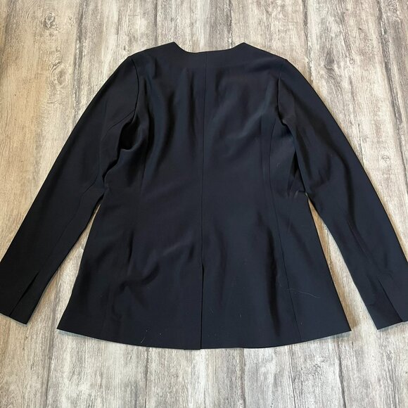 NWT! Athleta Avenue Blazer, Black Euroluxe Stretch, Size 10 - Picture 5 of 14